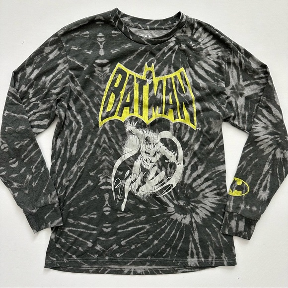 Men’s Batman Long Sleeve Graphic T-shirt Size S - Picture 1 of 13